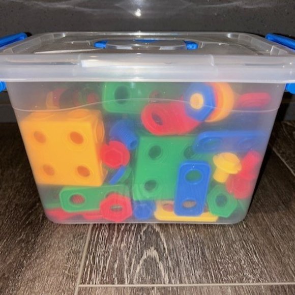 Brickyard Building Blocks 101 Pieces STEM Construction Engineering Pre-Owned - Picture 3 of 3